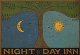Warren Kimble Night and Day Inn painting